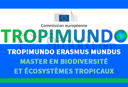 bourses TROPIMUNDO Erasmus Mundus Master Biodiversité Écosystèmes Tropicaux 2020-2022