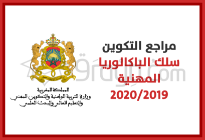 référentiels formation baccalauréat professionnel 2019