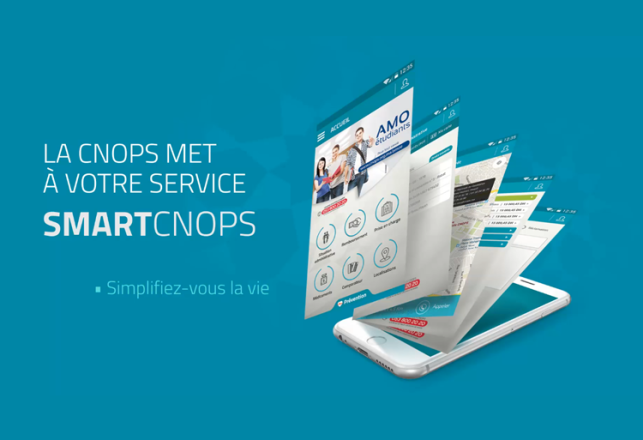 SMART-CNOPS application mobile AMO assurés secteur public étudiants