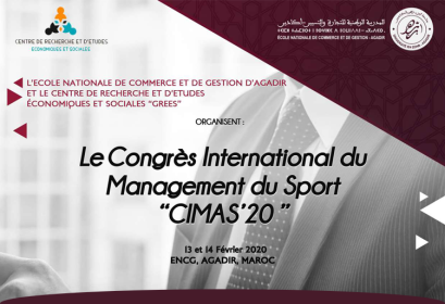 appel communication Congrès International Management Sport CIMAS 2020