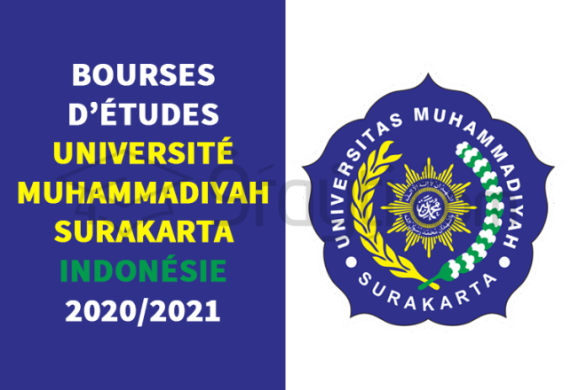 bourses études Université Muhammadiyah Surakarta UMS Indonésie 2020-2021
