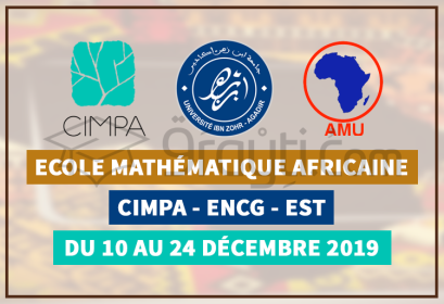 première école mathématique africaine Agadir décembre 2019