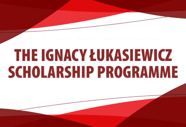 Ignacy Łukasiewicz Scholarship Programme bourses études Master Pologne 2020-2021
