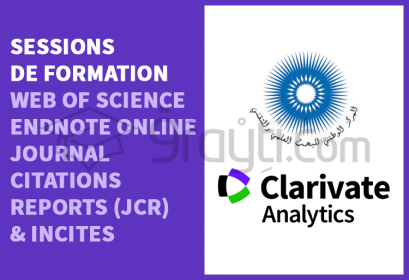 sessions formation Web of Science EndNote Online Journal Citations Reports Incites 2020