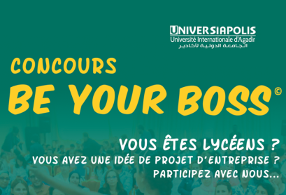 Universiapolis Agadir lancement concours Be Your Boss 2020