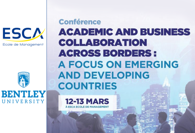 conférence Academic and Business Collaboration Across Borders ESCA Casablanca