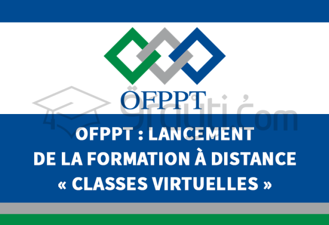 OFPPT lancement formation à distance classes virtuelles