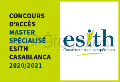 concours accès cycle Master Spécialisé ESITH Casablanca 2020