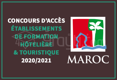 concours accès établissements formation hôtelière touristique 2020-2021