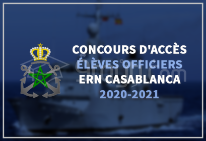 concours accès cycle élèves officiers ERN Casablanca 2020-2021