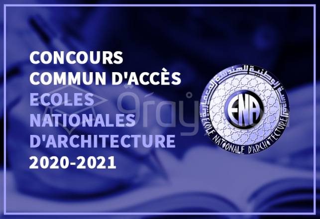 concours commun accès écoles nationales architecture ENA 2020-2021