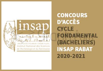 concours accès cycle fondamental INSAP Rabat bacheliers 2020-2021