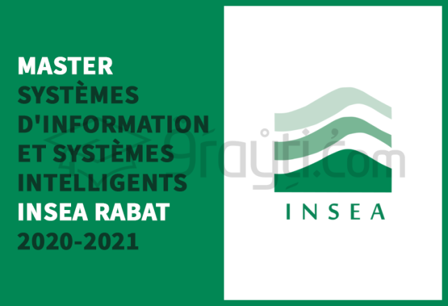 concours accès Master Systèmes Information Systèmes Intelligents INSEA Rabat 2020