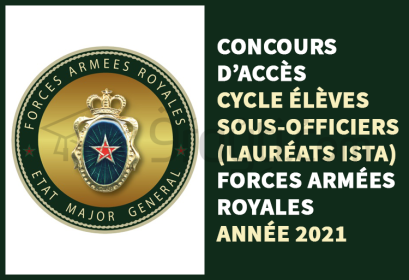 concours accès cycle Élèves Sous Officiers FAR lauréats ISTA 2021