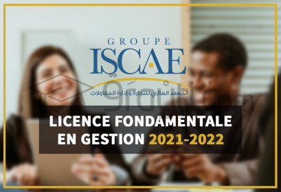 concours accès 1ère année licence fondamentale gestion ISCAE 2021-2022