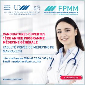 Concours Médecine - Faculté Privée de Médecine de Marrakech