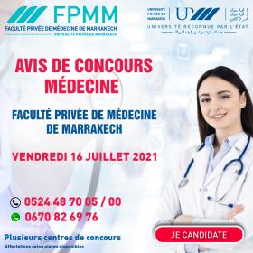 Avis de concours Médecine