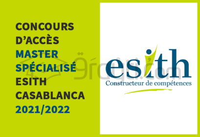 concours accès cycle Master Spécialisé ESITH Casablanca 2021-2022