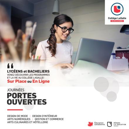 Collège LaSalle Maroc: Journée Portes Ouvertes en mode hybride le 15 Juillet