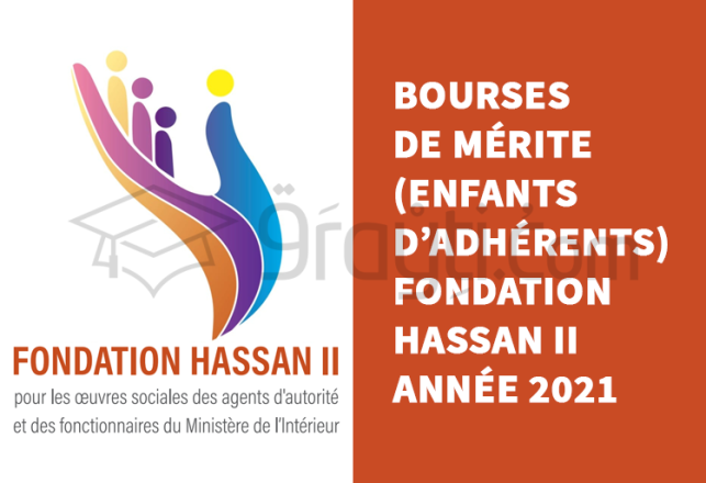 bourses mérite Fondation Hassan 2 Œuvres Sociales Agents Autorité 2021