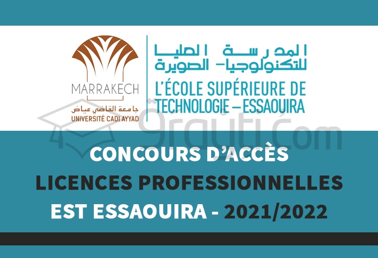 concours accès Licences Professionnelles EST Essaouira 2021-2022