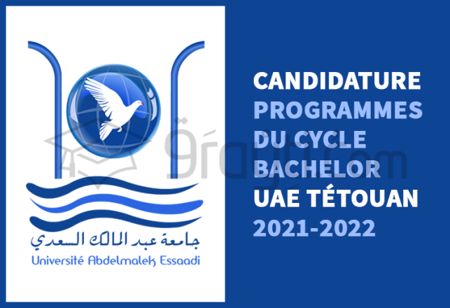 candidature programmes Bachelor Université Abdelmalek Essaâdi 2021-2022