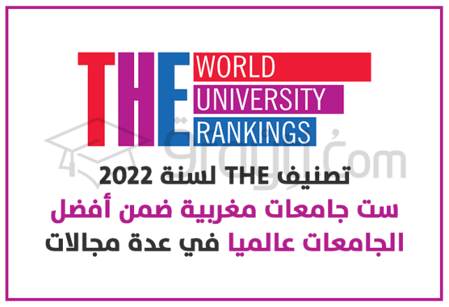 classement THE 2022 six universités marocaines dans le top mondial dans diverses thématiques