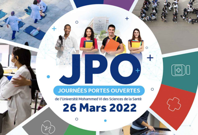 journée portes ouvertes Université Mohammed VI des Sciences de la Santé UM6SS Casablanca Samedi 26 Mars 2022