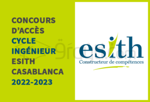 concours accès 1ère année cycle ingénieur Etat ESITH Casablanca 2022-2023