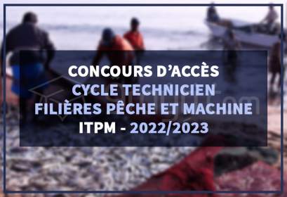 concours accès cycle Technicien ITPM 2022-2023