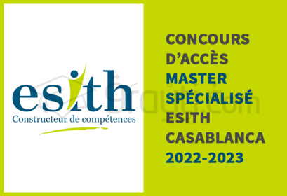concours accès Master Spécialisé ESITH Casablanca 2022-2023