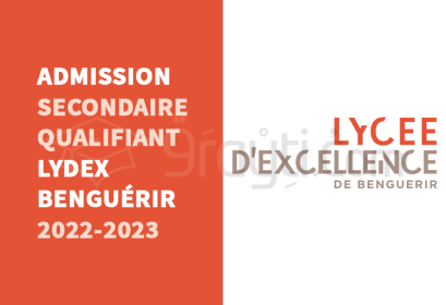 admission secondaire qualifiant Lydex Benguérir 2022-2023
