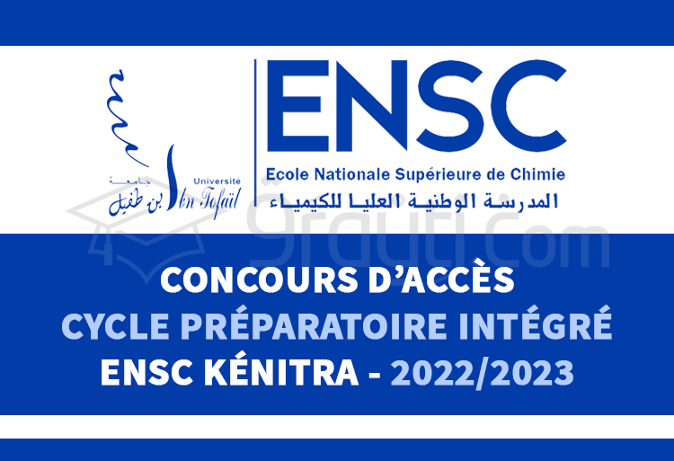 concours accès Cycle Préparatoire Intégré CPI ENSC Kénitra 2022-2023