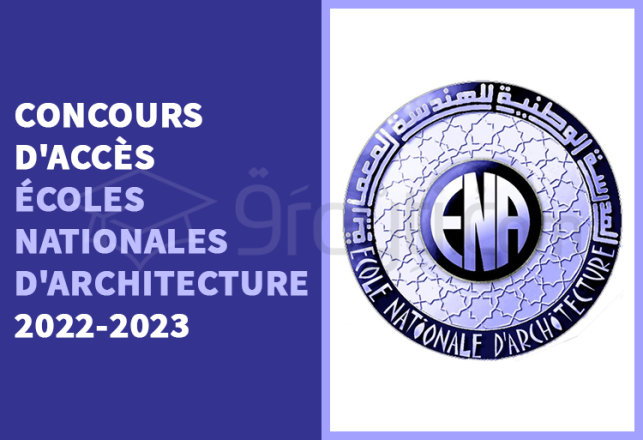 concours accès Écoles Nationales Architecture ENA 2022-2023