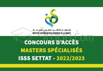 concours accès Masters Spécialisés ISSS Settat 2022-2023