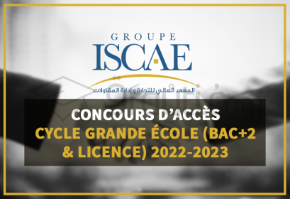 concours accès cycle Grande École Groupe ISCAE Bac+2 Licence 2022-2023