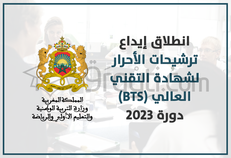 candidature BTS libre 2023