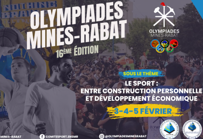 16e édition Olympiades Mines Rabat du 03 au 05 février 2023