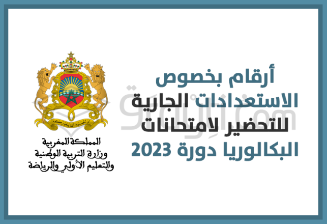 chiffres préparatifs examens bac 2023