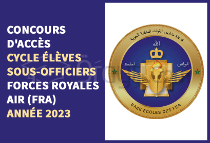 concours cycle Élèves Sous-Officiers Forces Royales Air FRA 2023