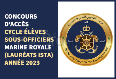 concours cycle Élèves Sous-Officiers Marine Royale lauréats ISTA 2023