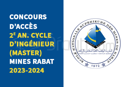 concours 2e année cycle ingénieur titulaires Master Mines Rabat 2023-2024