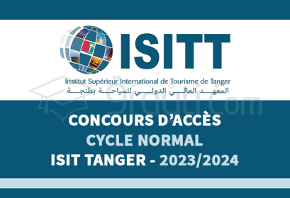 concours cycle normal ISIT Tanger 2023-2024