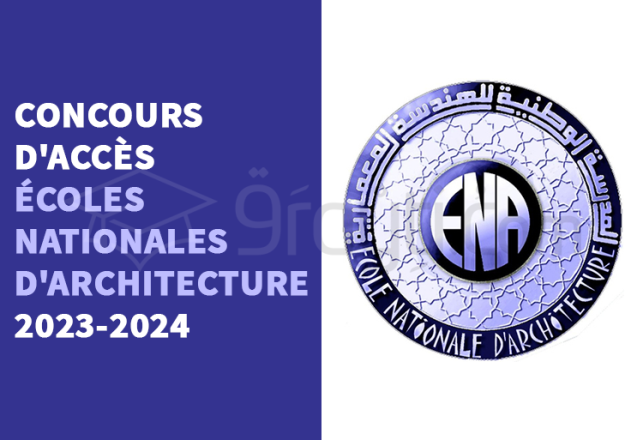 concours Écoles Nationales Architecture ENA 2023-2024