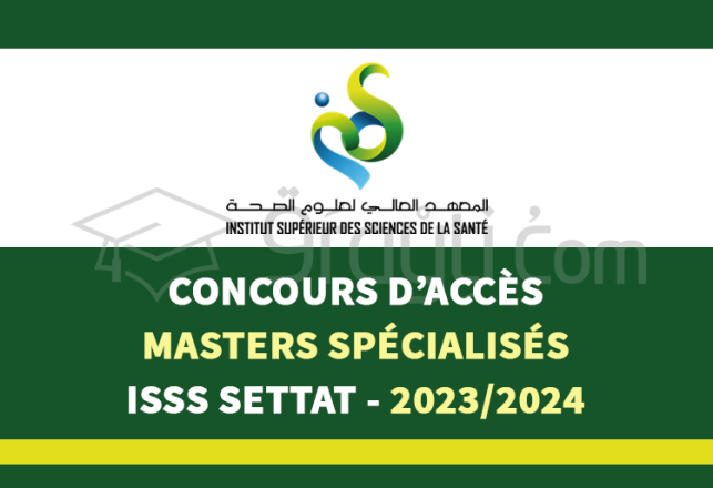 concours Masters Spécialisés ISSS Settat 2023-2024