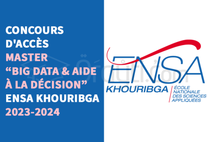 concours Master Big Data & Aide à la Décision ENSA Khouribga 2023-2024