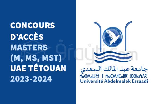 concours Masters établissements UAE Tétouan 2023-2024