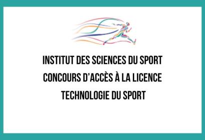 I2S Settat Présélection Concours Licence Technologie du Sport 2023
