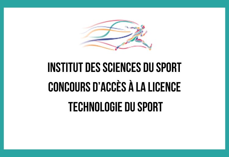 I2S Settat Présélection Concours Licence Technologie du Sport 2023
