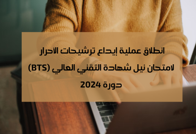 Candidature BTS libre 2024